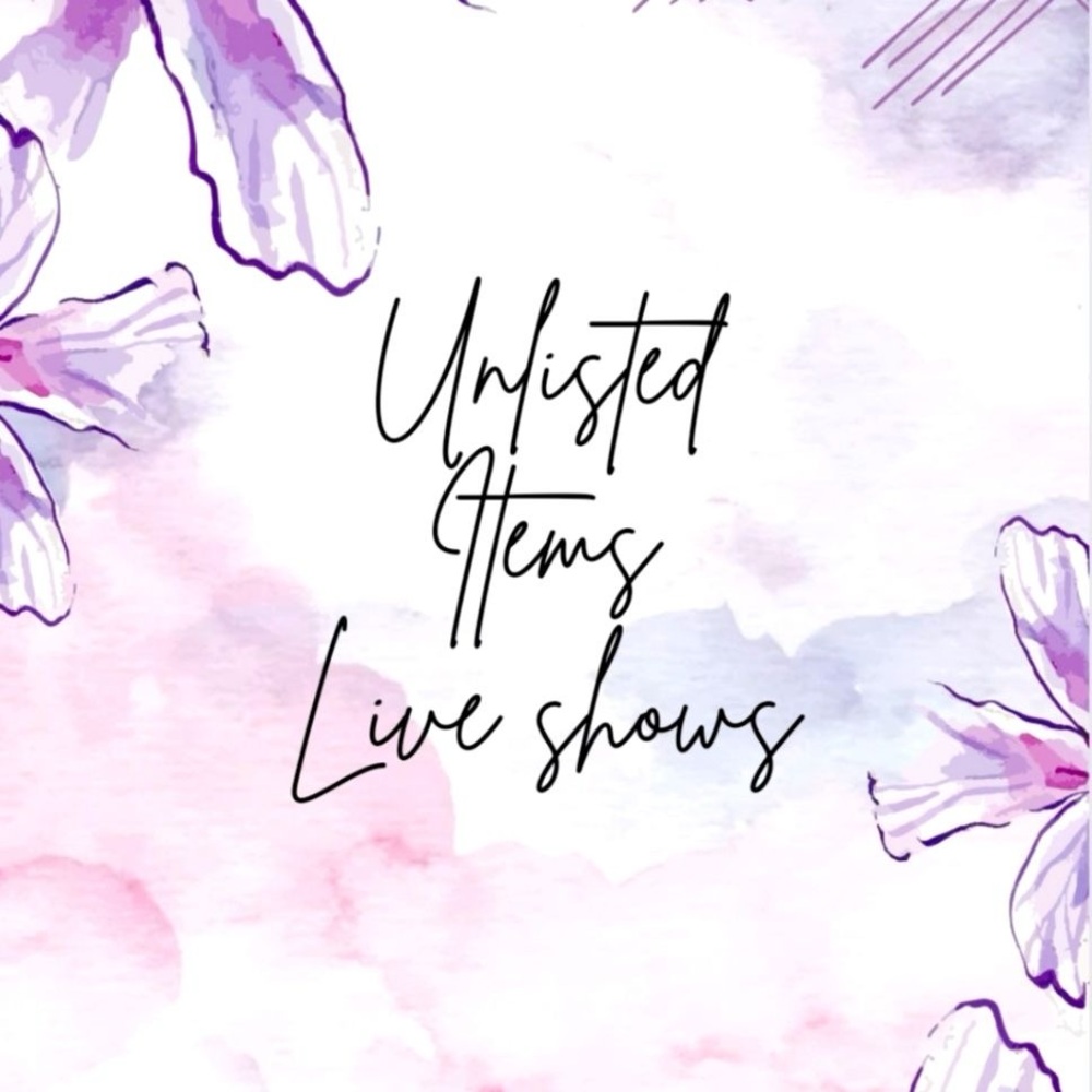 Unlisted Items for Live Show